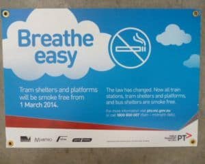 Breathe Easy Corflute Sign