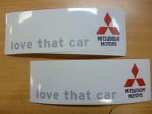 Bumper Stickers Mitsubishi