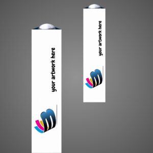 Printed Corflute Bollard Signs