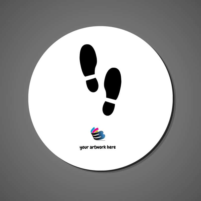 Social Distancing Floor Stickers