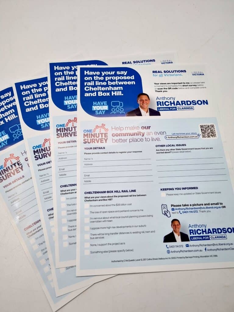 Flyer Printing I Custom Full Colour Printed Flyers I Barney's Print