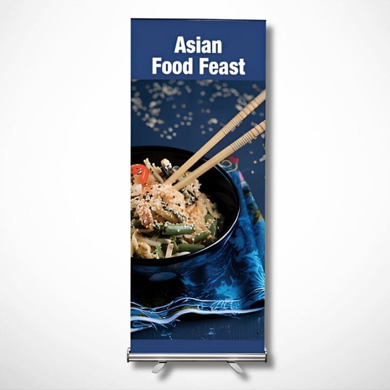 Asian Food Feast Pull-Up Banner